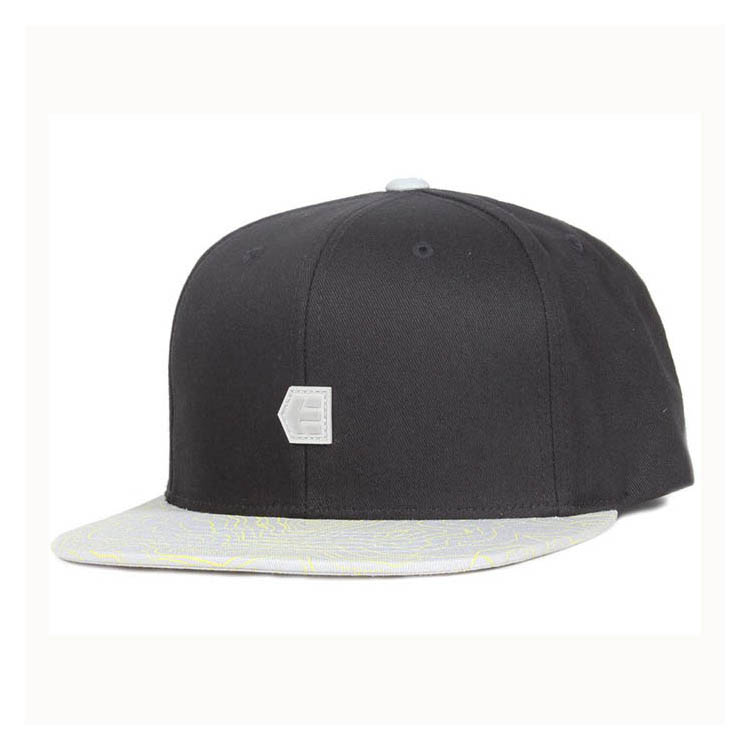 Etnies Drawmend Snapback Hat Black One Size Vaultnine