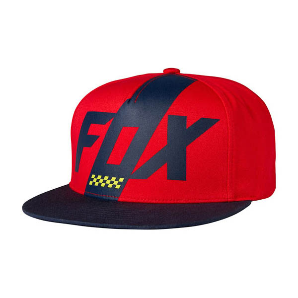 Fox Sapka Scanele Snapback Hat Red One Size Vaultnine