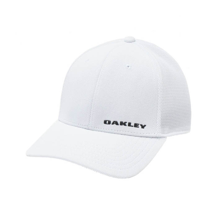 Oakley Sapka Silicon Bark Trucker Hat 4.0 White Vaultnine