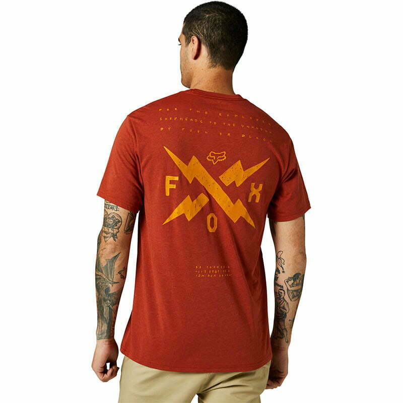 Fox Calibrated Tech Tee Red Clear