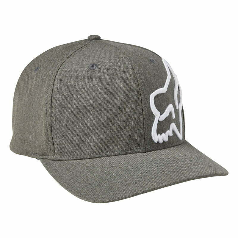 Fox Clouded Flexfit Hat Grey White