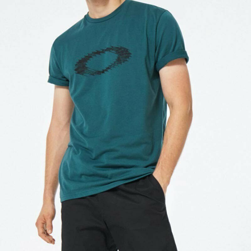 Oakley Blurred Static Icon Tee Bayberry