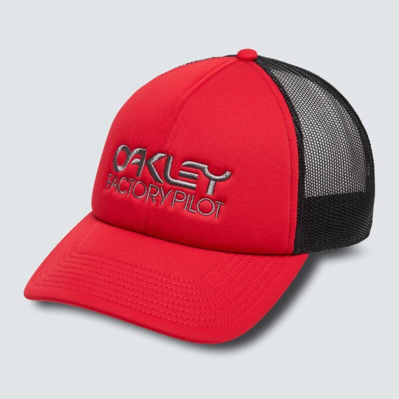 Oakley Factory Pilot Trucker Hat Red Sapka