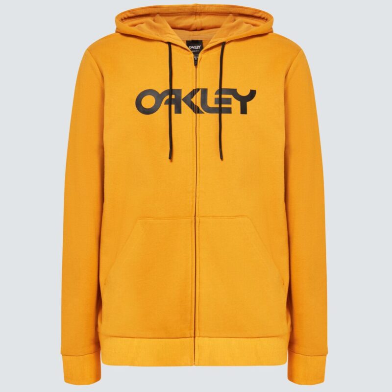 Oakley Teddy Full Zip Hoodie Blackout Amber Yellow Pulóver