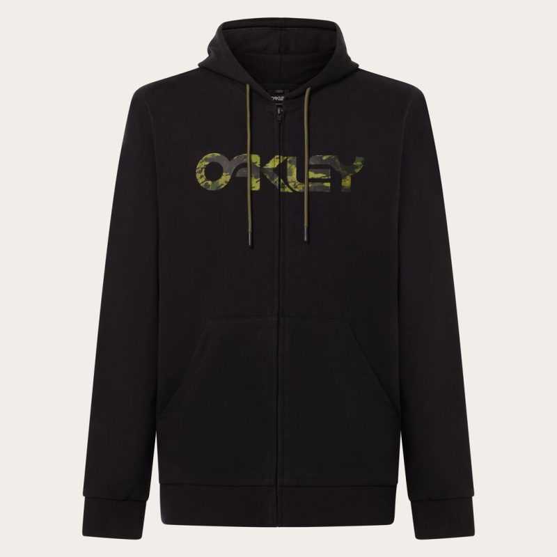Oakley cipzáras kapucnis pulóver – Teddy Full Zip Hoodie, Black/Tiger Mint Camo (FOA403057-03K)