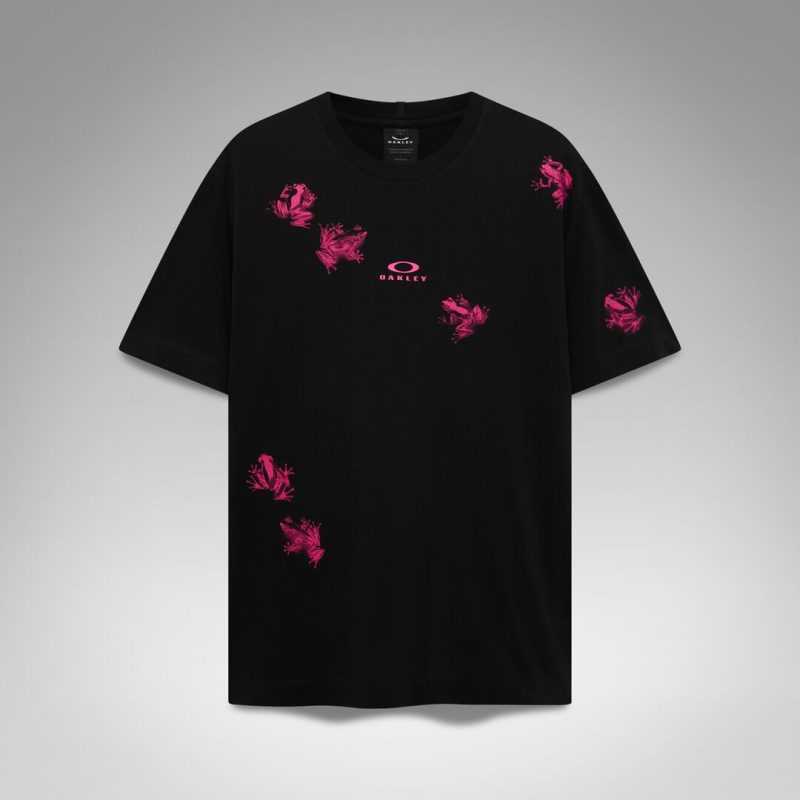 Oakley All Over Frog Tee Picth Black