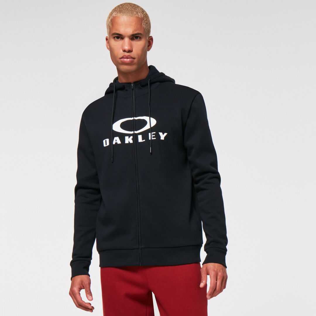 Oakley Bark FZ Hoodie 2.0 BlackWhite Pulóver - Image 2