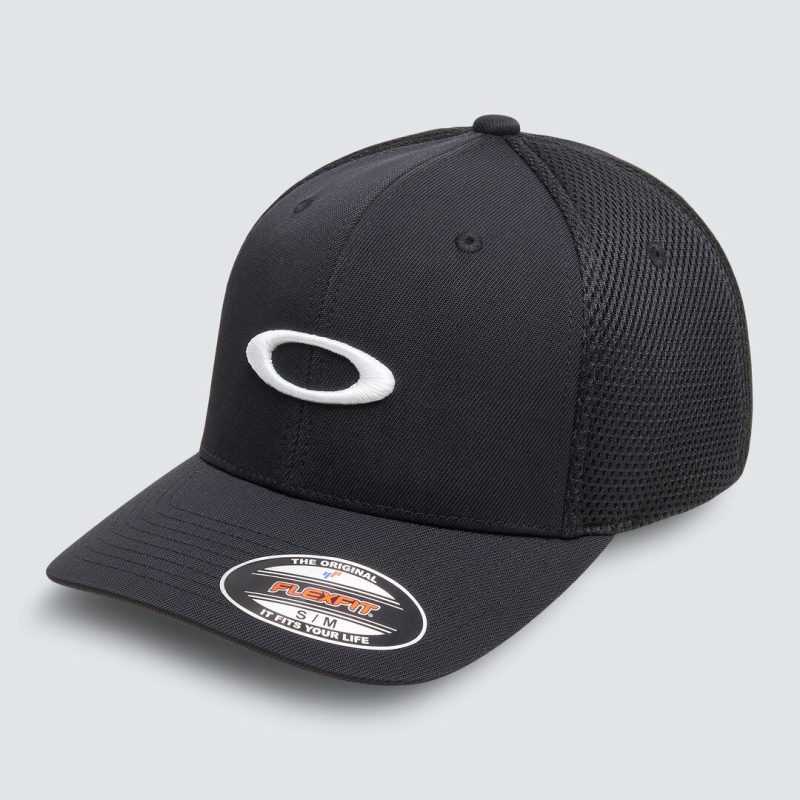 Oakley Ellipse Mesh Hat Black White Sapka