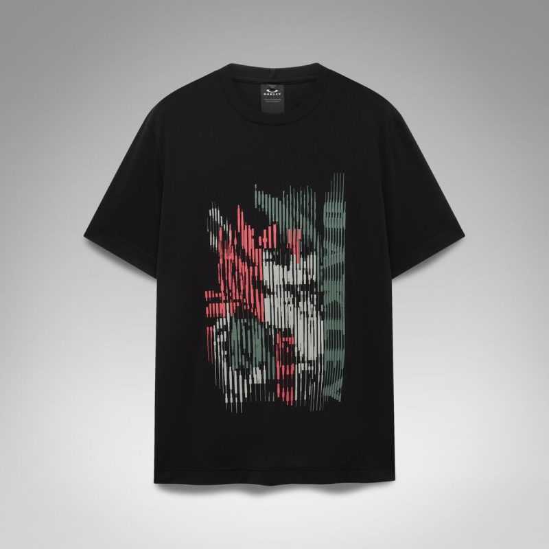 Oakley Hibiscus Camo Tee Pitch Black Póló