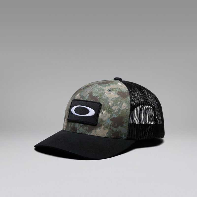 Oakley O Original Patch Trucker Off Slope Camo Green Sapka