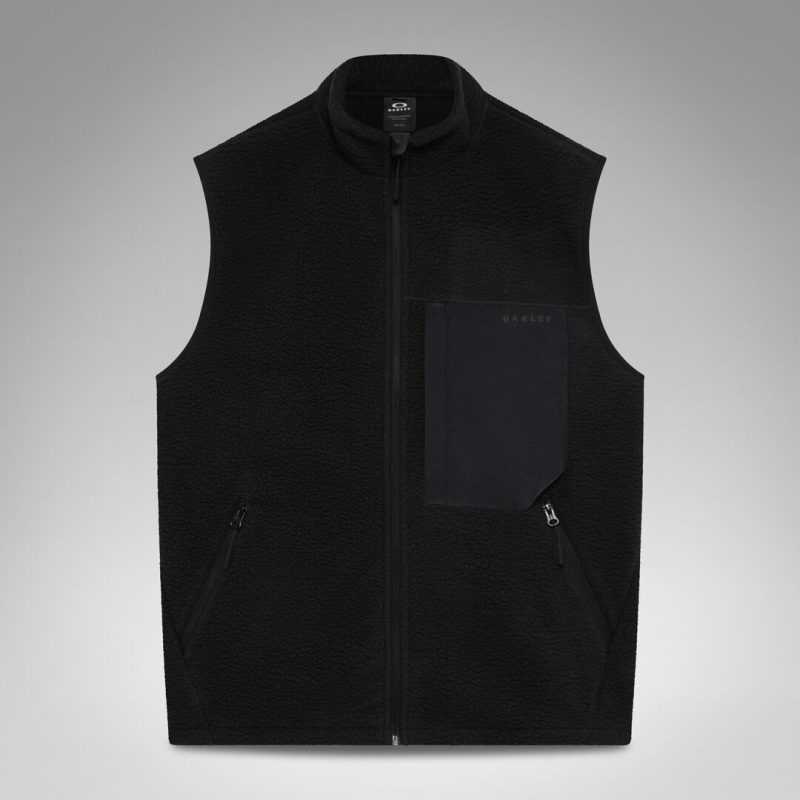 Oakley Snowdrift Sherpa Vest Pitch Black Mellény