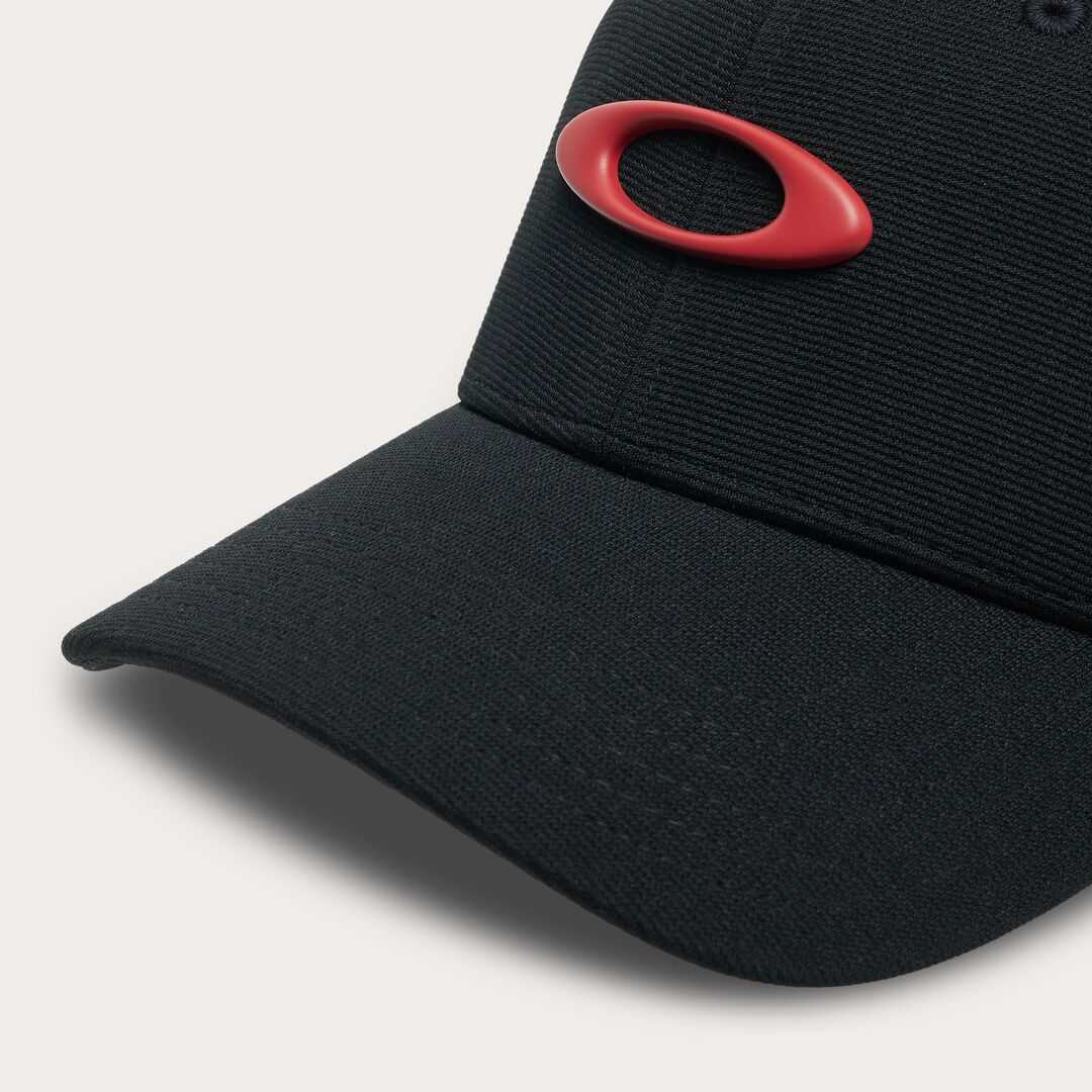 Oakley Tincan Hat Sapka - Pitch Black Flame Red - Image 3